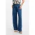 Morgan high waist wide leg jeans medium blue denim