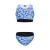 SuperRebel crop bikini Carmel lichtblauw