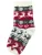 normani Sokken  rood / zwart / wolwit