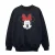 Disney Meisjes Minnie Mouse Hoofd Sweatshirt (Zwart)
