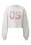 QS Sweatshirt  crème / lichtroze / zwart