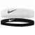 Nike 2024 Hoofdband (Set van 2) (Zwart/Wit)