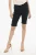 Shorts met omslag en gouden sluiting in blauw