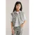WE Fashion denim gilet met zebraprint ecru