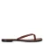 Sacha leren slippers bordeaux
