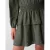 Shoeby midi jurk met smockwerk – donkergroen