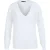 River Woods Basic V-neck Sweat Ls White