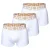 VERSACE Boxershorts  goud / wit