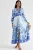 Florale Maxi-jurk met Paneelontwerp
