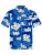 Hawaiihemdshop.de Overhemd ‘Hawaiihemd “Classic Blue”‘  blauw
