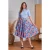 Cary Lobster Love katoenen swing rok in blauw