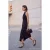 TRENDYOLMİLLA Dames Zwart Effen Midi Mouwloos Asymmetrisch Jurken
