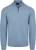 Steppin’ Out Half Zip Trui Merinowol Lichtblauw