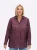 SHEEGO Blouse  bourgogne / wit