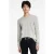 John Varvatos Mercer Ls Crew With Wave Texture Silver Htr