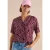 Cecil Dames Blouse met korte mouwen en paisleyprint in Rood