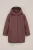WE Fashion – Meisjes waterafstotende jas met capuchon – Regular fit – Mauve –