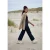 Lang vest met losse pasvorm