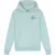 Malelions Junior Striped Signature Hoodie | Aqua Grey/Anthracite