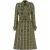 Geborduurde Stretch Linnen Trenchcoat