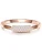 Glanzstücke München Ring  rose-goud / wit