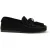 Isabel Marant Zwarte Kalfsleren Bos Taurus Instaploafers