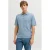 JJ REBEL regular polo gebreid blauw
