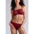 Marlies Dekkers Carita Cabernet Red And Lace Plunge Balcony Bra