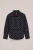 WE Fashion – Jongens overhemd met print en afneembare vlinderdas – Regular fit – Donkerblauw – Katoen –