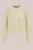 WE Fashion – Dames vest met opengewerkte structuur – Regular fit – Lichtgeel –