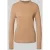 Christian Berg Woman Regular fit shirt met lange mouwen van zuivere wol in gebreide look