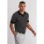 TRENDYOL MAN Jongens Zwart Gestreept Kort Relaxed fit Poloshirts