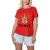 Rick And Morty Dames: The Party Animal Squanchy T-shirt (Rood)