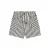 WE Fashion straight gestreepte casual short donkerblauw gebreid