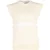 Jil Sander gebreid vest met laagjes in gele wol