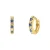 Lucardi Oorbellen  blauw / goud / transparant