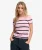 Athletic Off Shoulder Patroon Top Pink