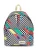 EASTPAK Rugzak  lichtblauw / geel / zwart / wit