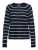 JDY Trui ‘JDYEllen’  ultramarine blauw / wit