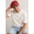 TRENDYOL MAN Jongens Ecru Geborduurd Kort Oversized T-shirts
