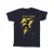 DC Comics Meisjes Zwart Adam Gouden Bout Borst Katoenen T-Shirt (Marineblauw)