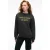 Oversized sweatshirt met ronde hals en slogan