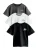 smALLSAINTS Shirt  grafiet / zwart / wit
