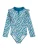 PLAYSHOES Badpak  petrol / oranje / wit