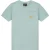 Malelions Junior Counter T-Shirt | Aqua Grey/Light Orange
