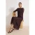 TRENDYOLMİLLA Dames Bruin Bloemen Maxi Lang Casual A-lijn Jurken