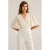 WE Fashion jumpsuit ecru met pailletten
