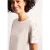 Street One Dames Shirt met ronde hals en kanten mouwen in Beige