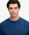 Cable Knit Trui met Normale Pasvorm Blue