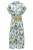 Salsa Jeans Blousejurk  lichtbeige / blauw / groen